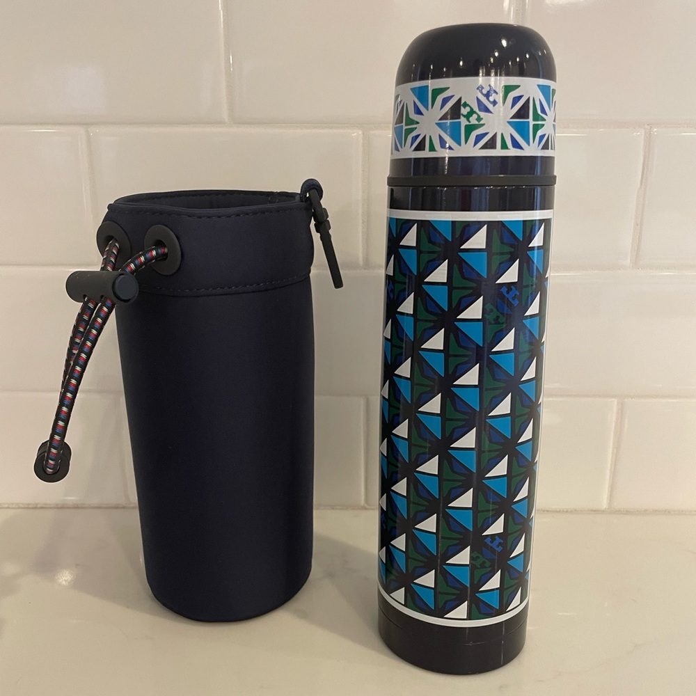 Tory Burch Insulated Metal Bottle & Holder